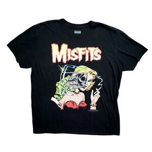 Misfits Band T-Shirt 2014 Licensed Graphic Tee Black Size XL BandMerch